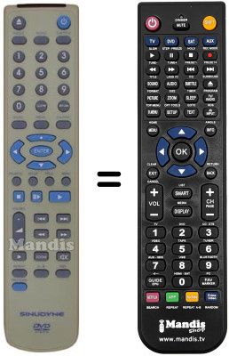 Télécommande équivalente Schaub Lorenz SL D 6000