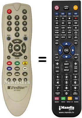 Replacement remote control NEXT WAVE CX-6010