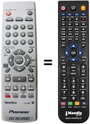 Mando a distancia equivalente Pioneer DVR 230 S