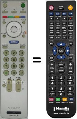 Replacement remote control Sony KDL-20S2030 Replacement remote control Sony KDL-20S2030