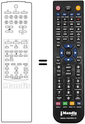 Mando a distancia equivalente Samsung CX5933W Mando a distancia equivalente Samsung CX5933W