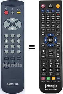 Mando a distancia equivalente Samsung CF5073Z Mando a distancia equivalente Samsung CF5073Z