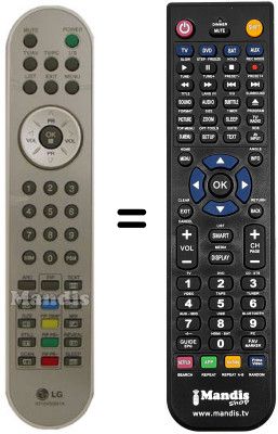 Mando a distancia equivalente LG RZ17LZ20