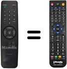 Mando a distancia equivalente LG 6710V00039C Mando a distancia equivalente LG 6710V00039C