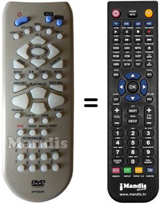 Télécommande équivalente Seg DVC30 Télécommande équivalente Seg DVC30