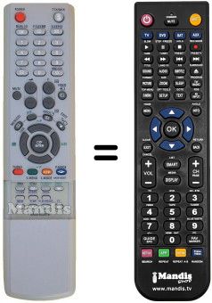 Mando a distancia equivalente Samsung AA59-00357B Mando a distancia equivalente Samsung AA59-00357B