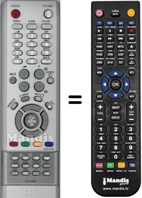 Mando a distancia equivalente Samsung LE40M61 Mando a distancia equivalente Samsung LE40M61