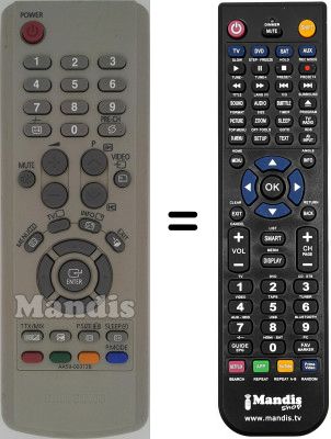 Mando a distancia equivalente Samsung CZ21K22TSX/XEH Mando a distancia equivalente Samsung CZ21K22TSX/XEH