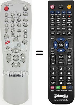 Mando a distancia equivalente Samsung SV430F Mando a distancia equivalente Samsung SV430F