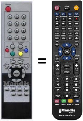 Mando a distancia equivalente RCL-05