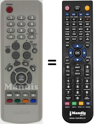 Mando a distancia equivalente Samsung SYNCMASTER 711MP Mando a distancia equivalente Samsung SYNCMASTER 711MP