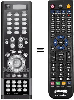 Mando a distancia equivalente Samsung LE32M6 Mando a distancia equivalente Samsung LE32M6