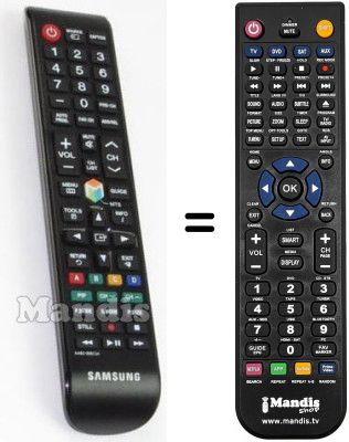 Replacement remote control BN59-00855A Replacement remote control BN59-00855A