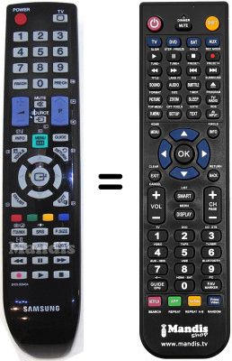 Replacement remote control Samsung LE40B530P7WXAB Replacement remote control Samsung LE40B530P7WXAB