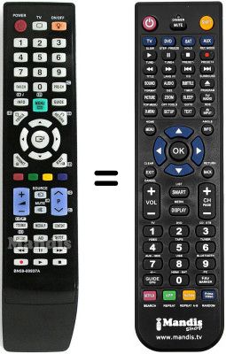 Replacement remote control Samsung UE55B7050WPXXE Replacement remote control Samsung UE55B7050WPXXE