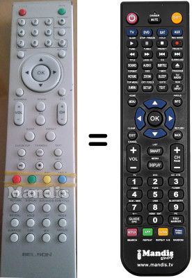 Replacement remote control BSV26188 V02