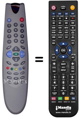 Replacement remote control Altus A2811 / 100ST