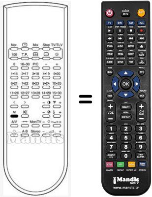 Replacement remote control RC1