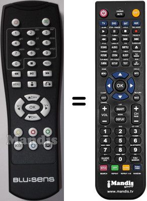 Replacement remote control WEBTV