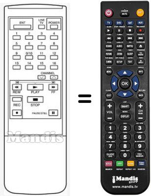 Replacement remote control RC050