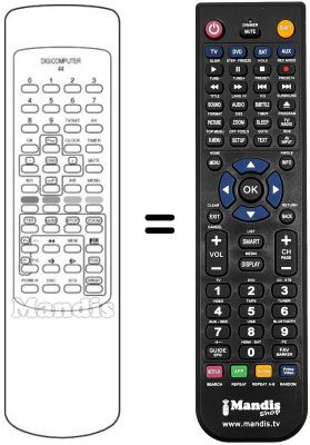 Mando a distancia equivalente WELTBLICH IV7663-25
