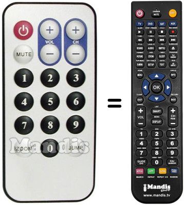 Replacement remote control REMCON1321