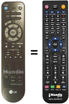 Mando a distancia equivalente REMCON674