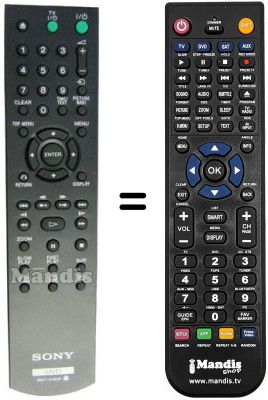 Replacement remote control REMCON857 Replacement remote control REMCON857