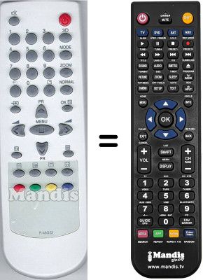 Replacement remote control Daewoo DTH28 Replacement remote control Daewoo DTH28