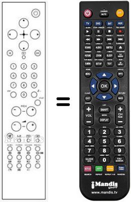 Mando a distancia equivalente RC1543-1541