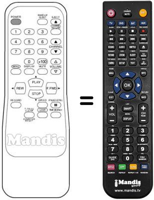 Replacement remote control REMCON790