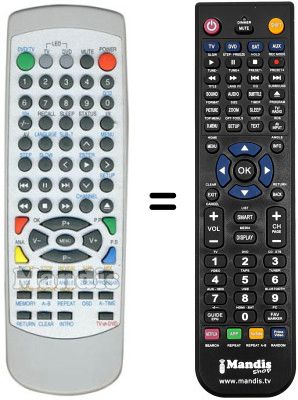 Télécommande équivalente REMCON1307 Télécommande équivalente REMCON1307