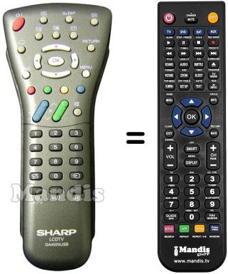 Replacement remote control GA455WJSB