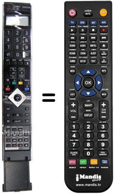 Mando a distancia equivalente Samsung GA718WJSA
