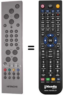 Replacement remote control Hitachi 15LD2200