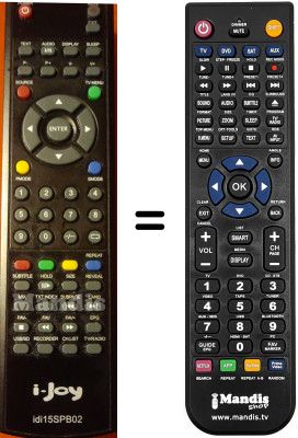 Mando a distancia equivalente i-Joy IDI15SPB02