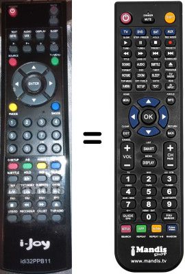 Mando a distancia equivalente i-Joy IDI32PPB11