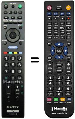 Mando a distancia equivalente REMCON736 Mando a distancia equivalente REMCON736