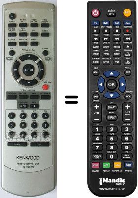 Télécommande équivalente RC-F0321E