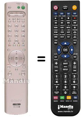 Mando a distancia equivalente REMCON356 Mando a distancia equivalente REMCON356