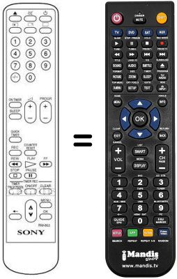 Mando a distancia equivalente REMCON688 Mando a distancia equivalente REMCON688