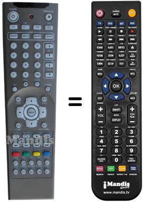 Télécommande équivalente REMCON575 Télécommande équivalente REMCON575