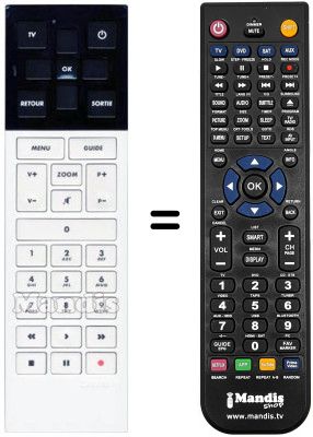 Replacement remote control REMCON605