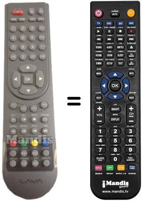Mando a distancia equivalente LAVA SUP7936