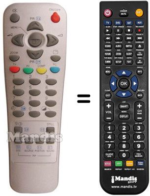 Télécommande équivalente REMCON641