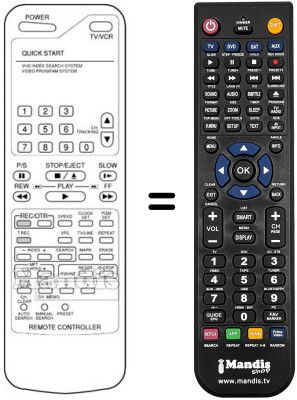Replacement remote control REMCON1012