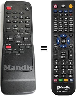Replacement remote control Funai 23A-450