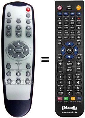 Mando a distancia equivalente Optoma WJF7923