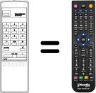 Mando a distancia equivalente RC90