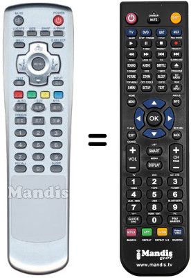 Replacement remote control REMCON873